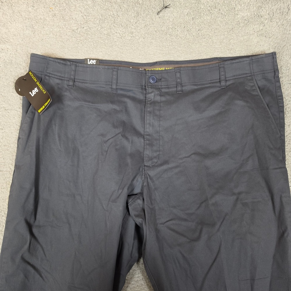 Lee Extreme Motion Chino Pants Mens 50x29 Regular Straight Office Casual NWT - Picture 3 of 11